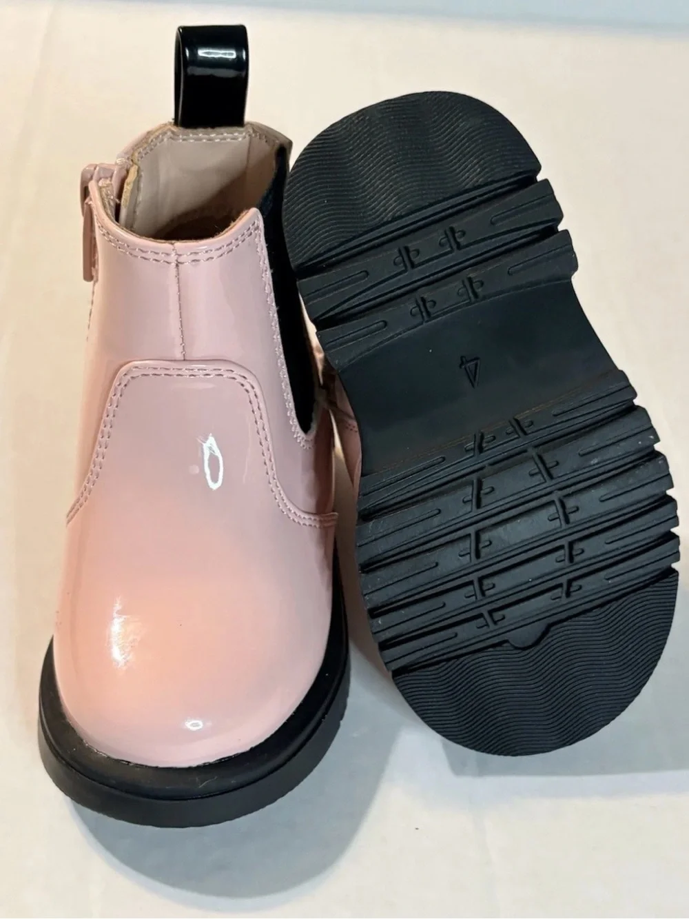 Stylish Toddler Boots - Baby Gap Brand Size 4 Azalea Pink Shiny Beautiful New